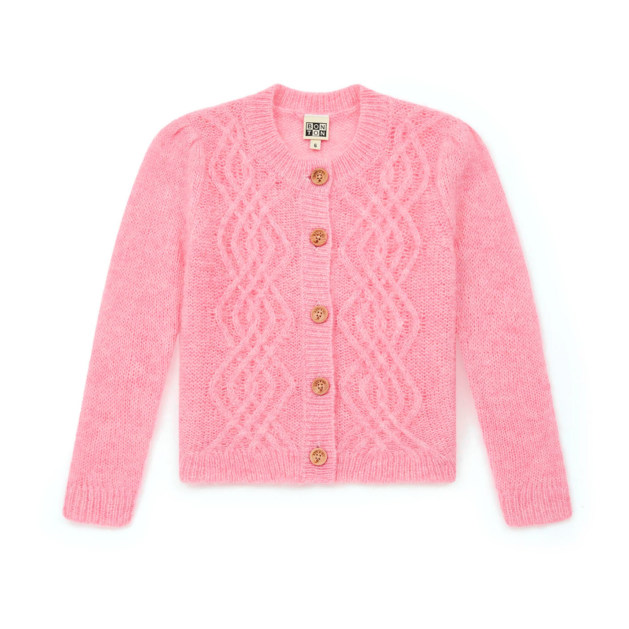Girls Pink Cardigan