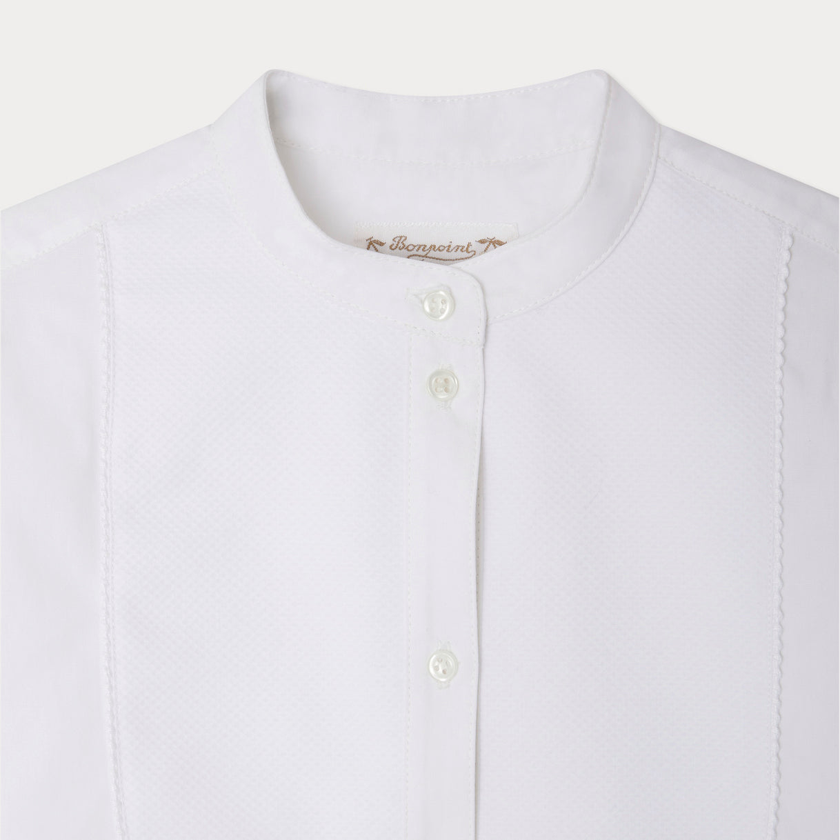 Girls White Cotton Blouse