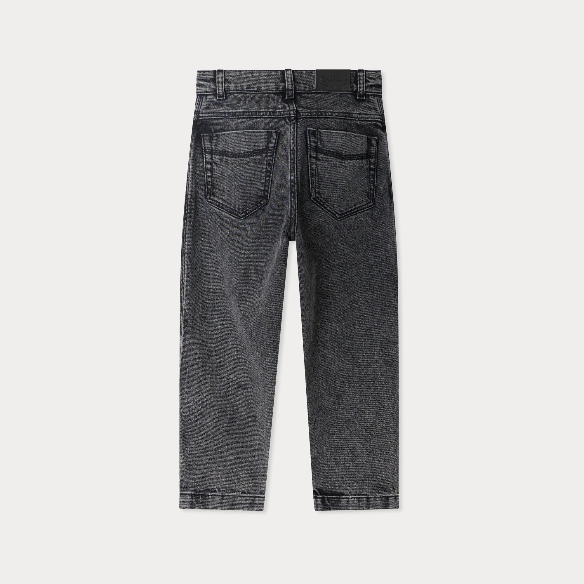 Boys & Girls Black Denim Trousers