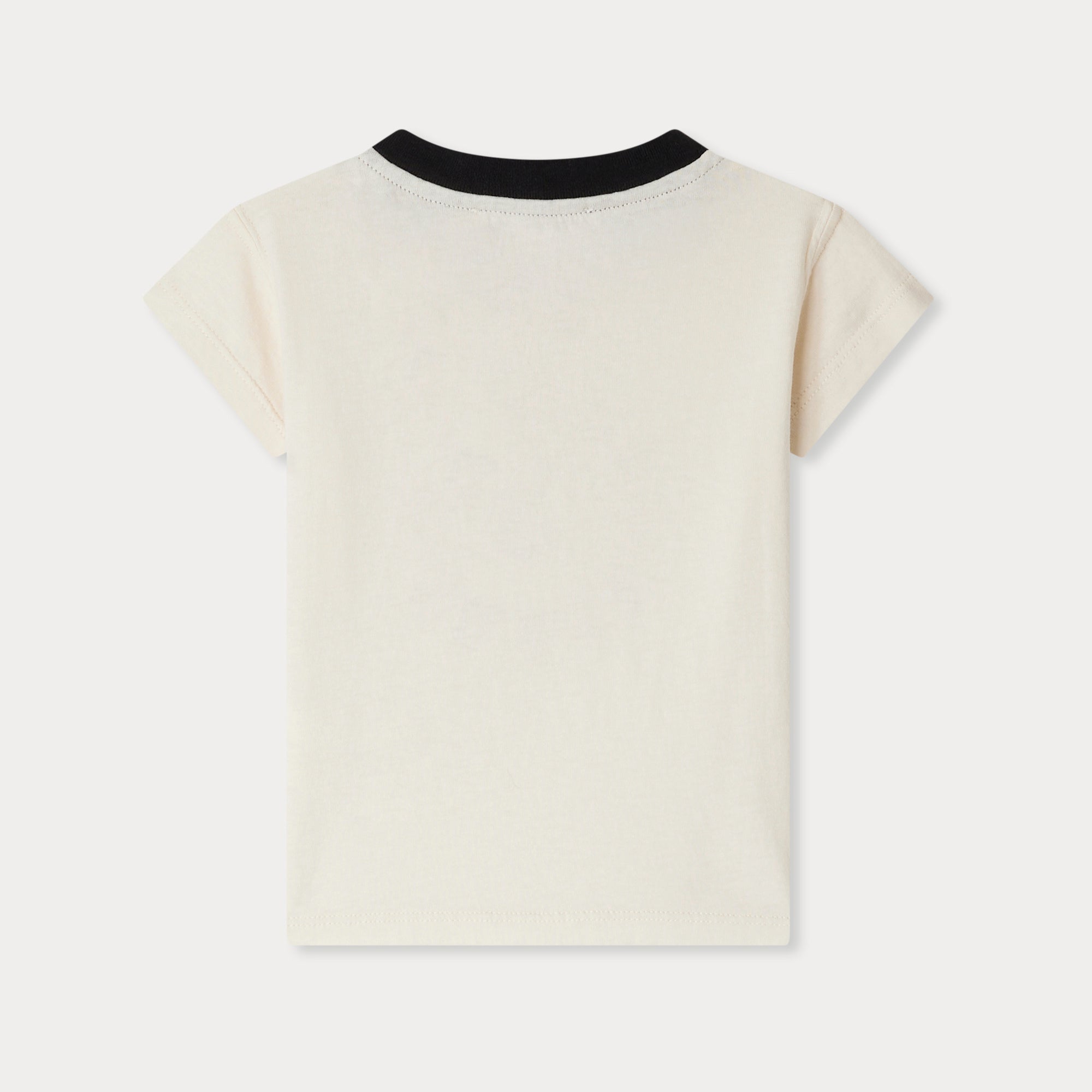 Baby Boys Ivory Logo Cotton T-Shirt