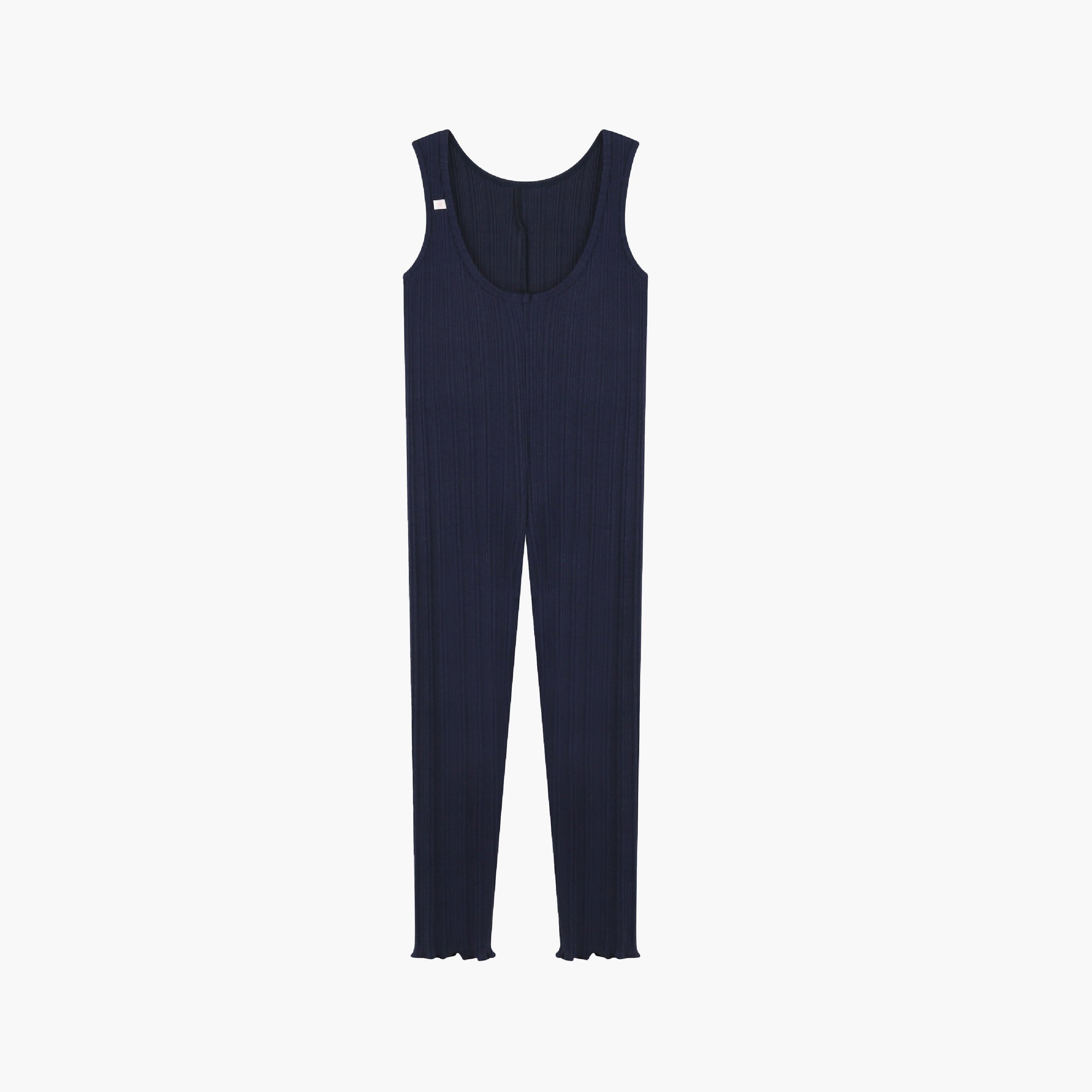 Girls Navy Ballet Jumpsuit