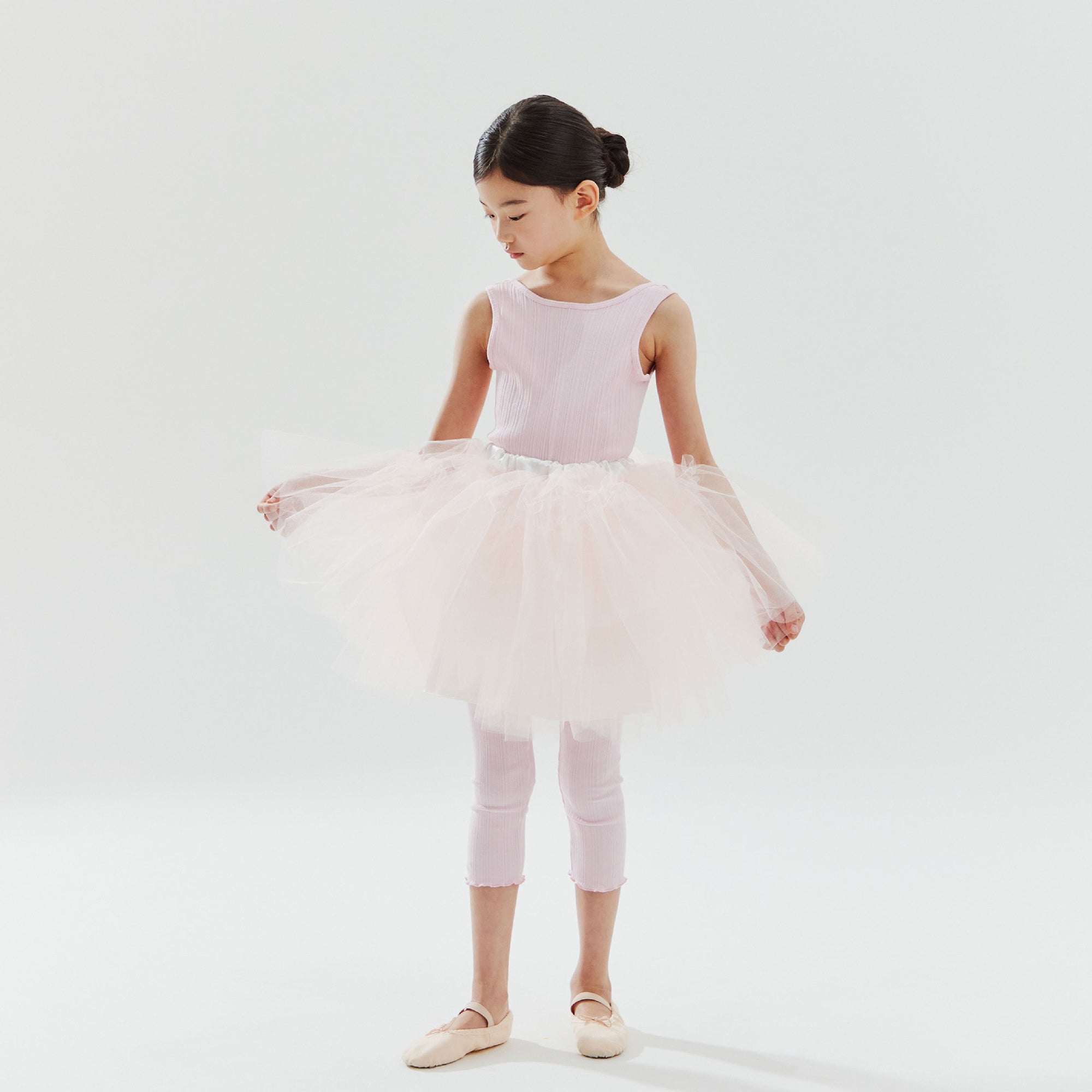 Girls Pink Ballet Jumpsuit