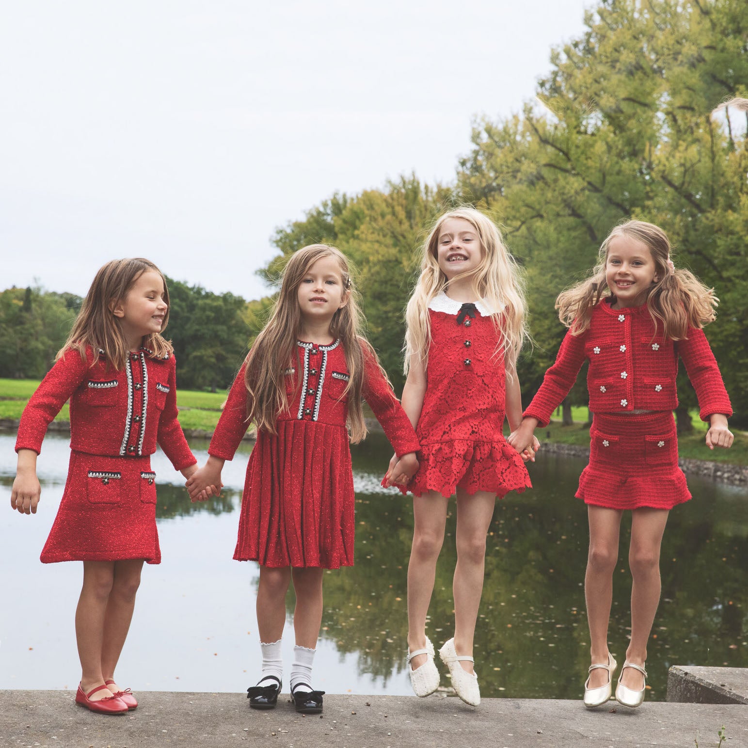 Girls Red Skirt