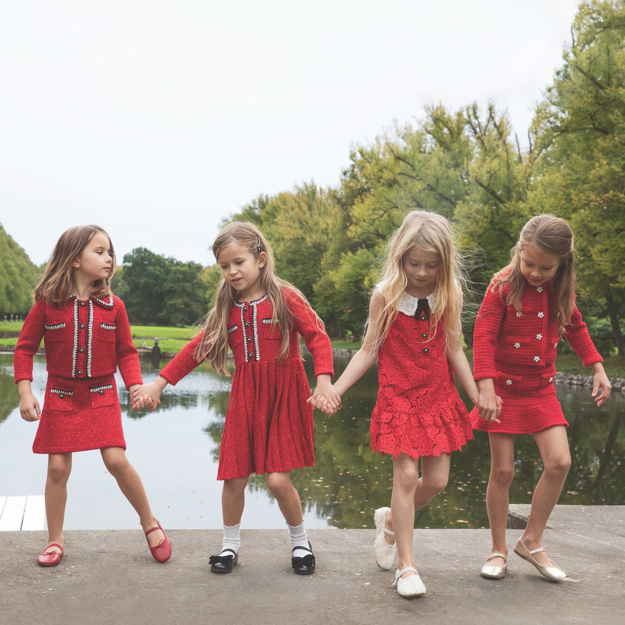 Girls Red Coat