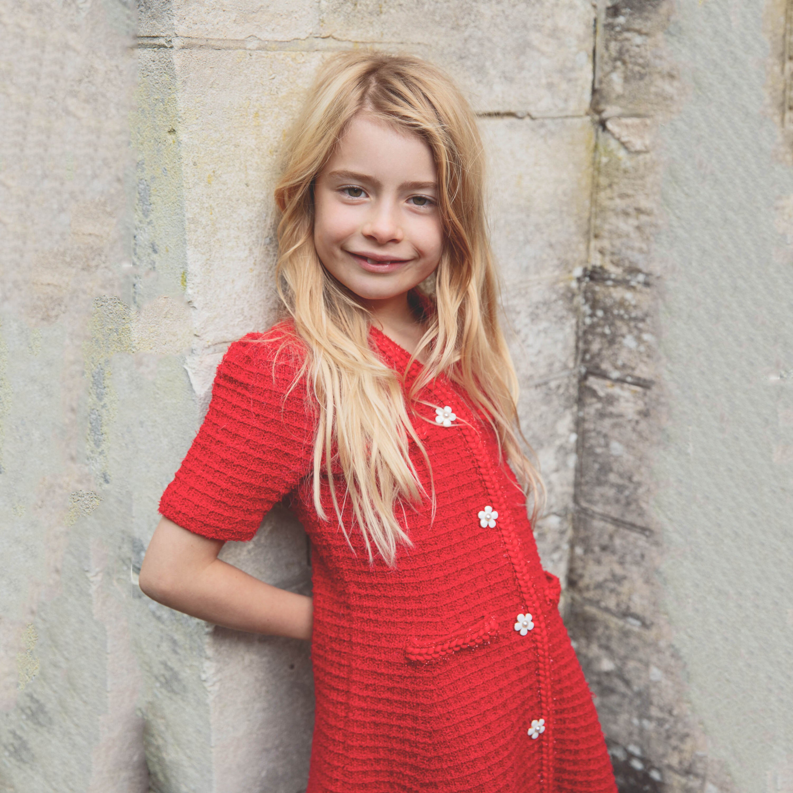 Girls Red Dress