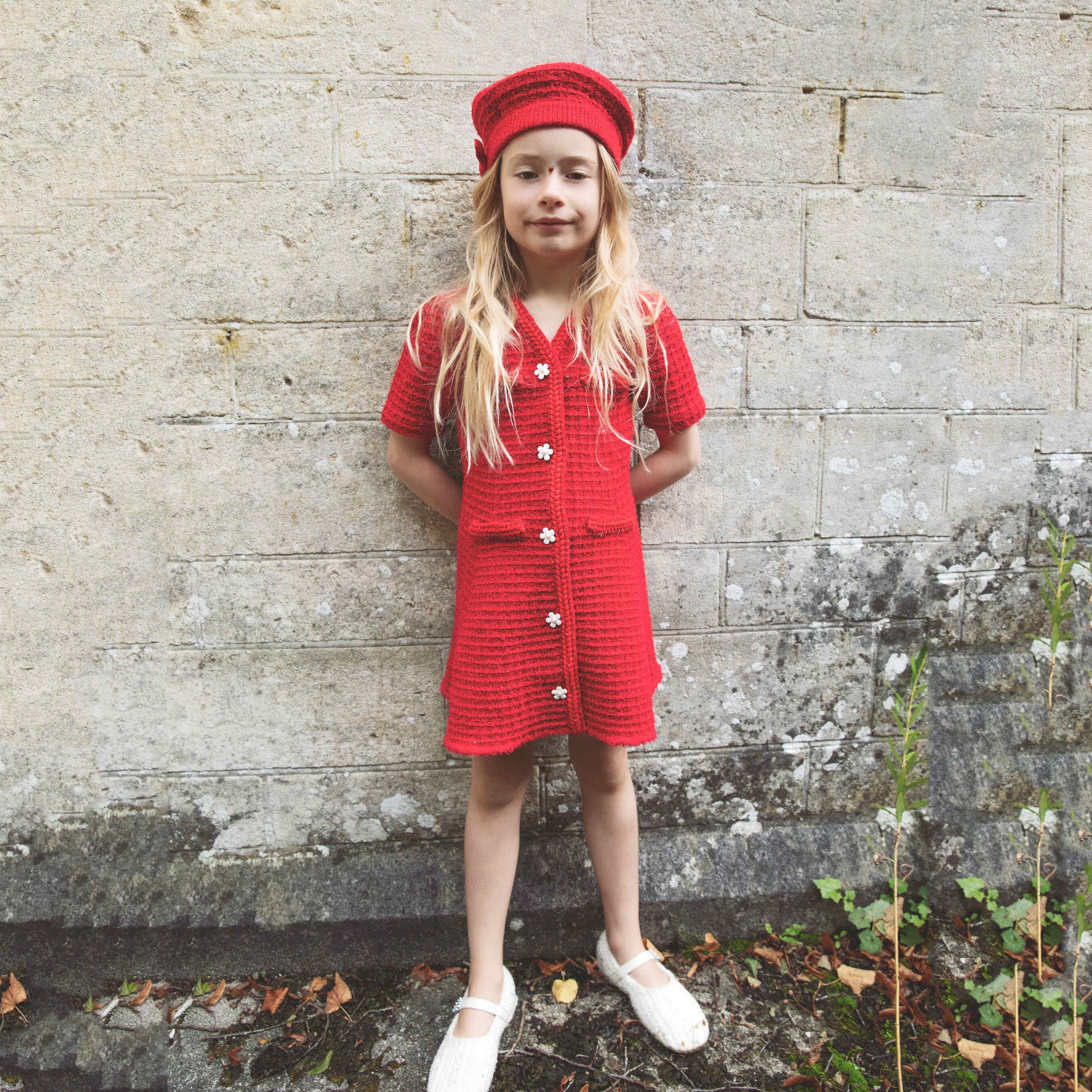 Girls Red Dress