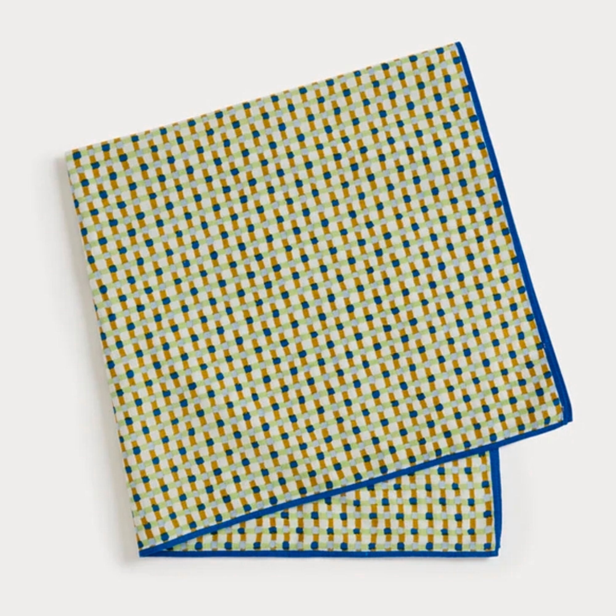 Girls Multicolor Check Cotton Scarf