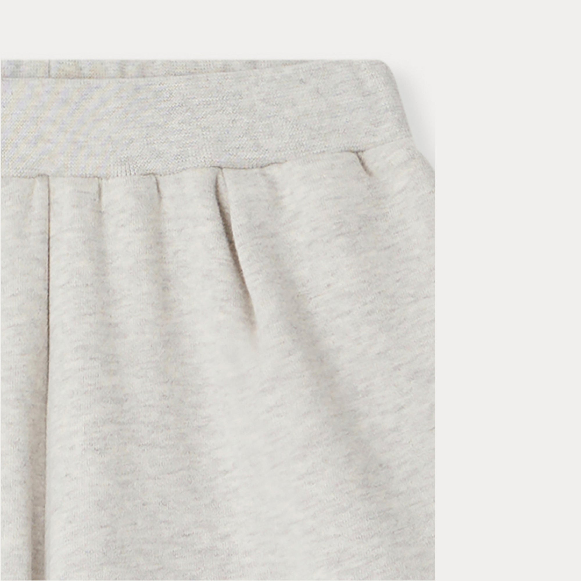 Girls Grey Cotton Shorts