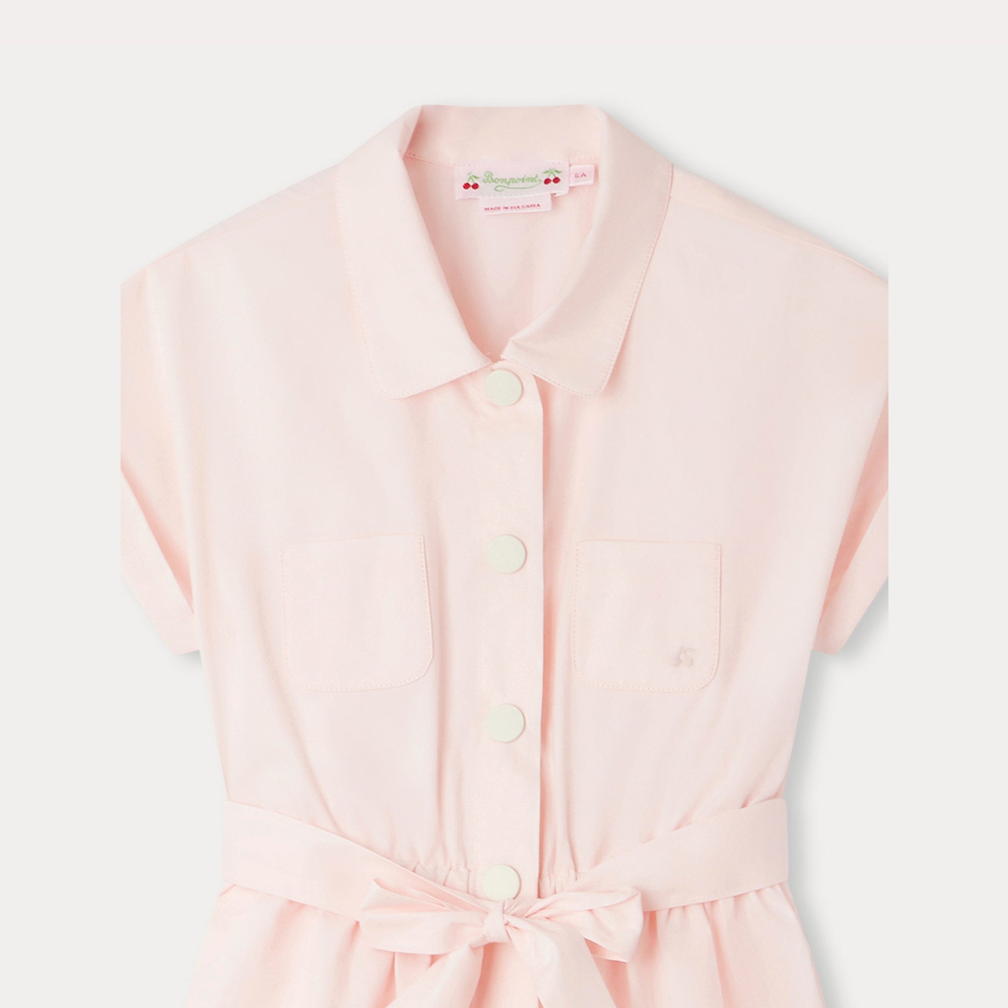 Girls Pink Cotton Dress