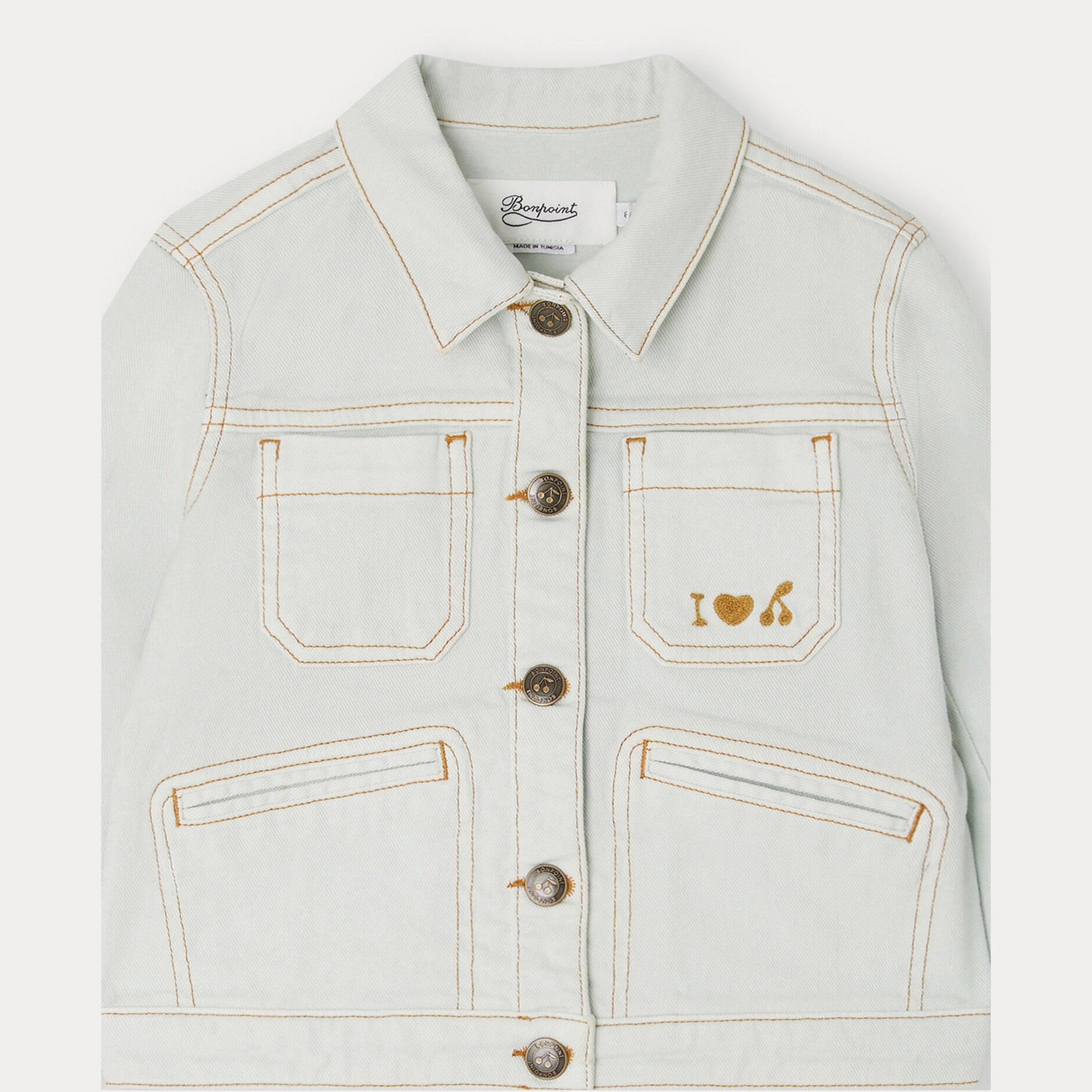 Girls Light Blue Denim Jacket