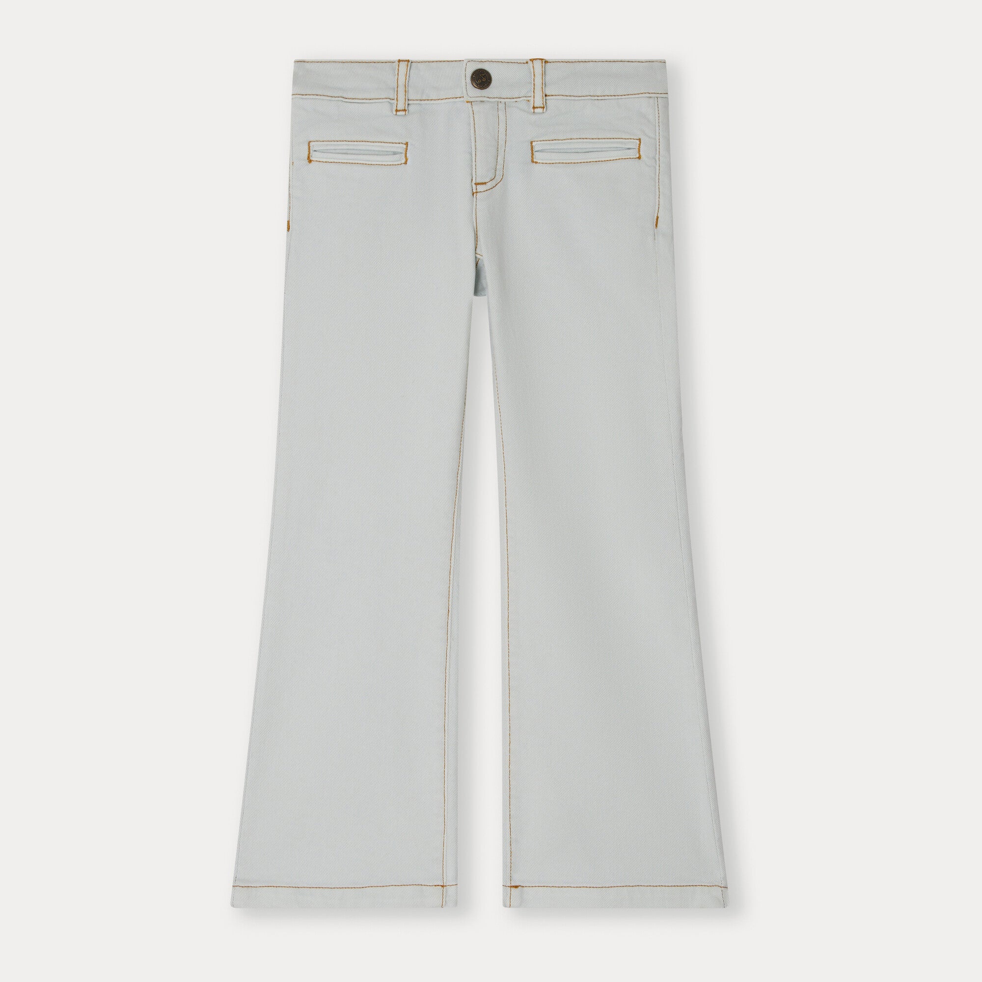 Girls Blue Denim Trousers