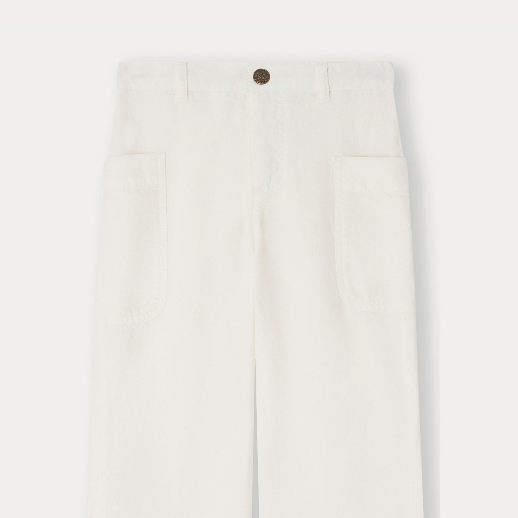 Girls White Trousers