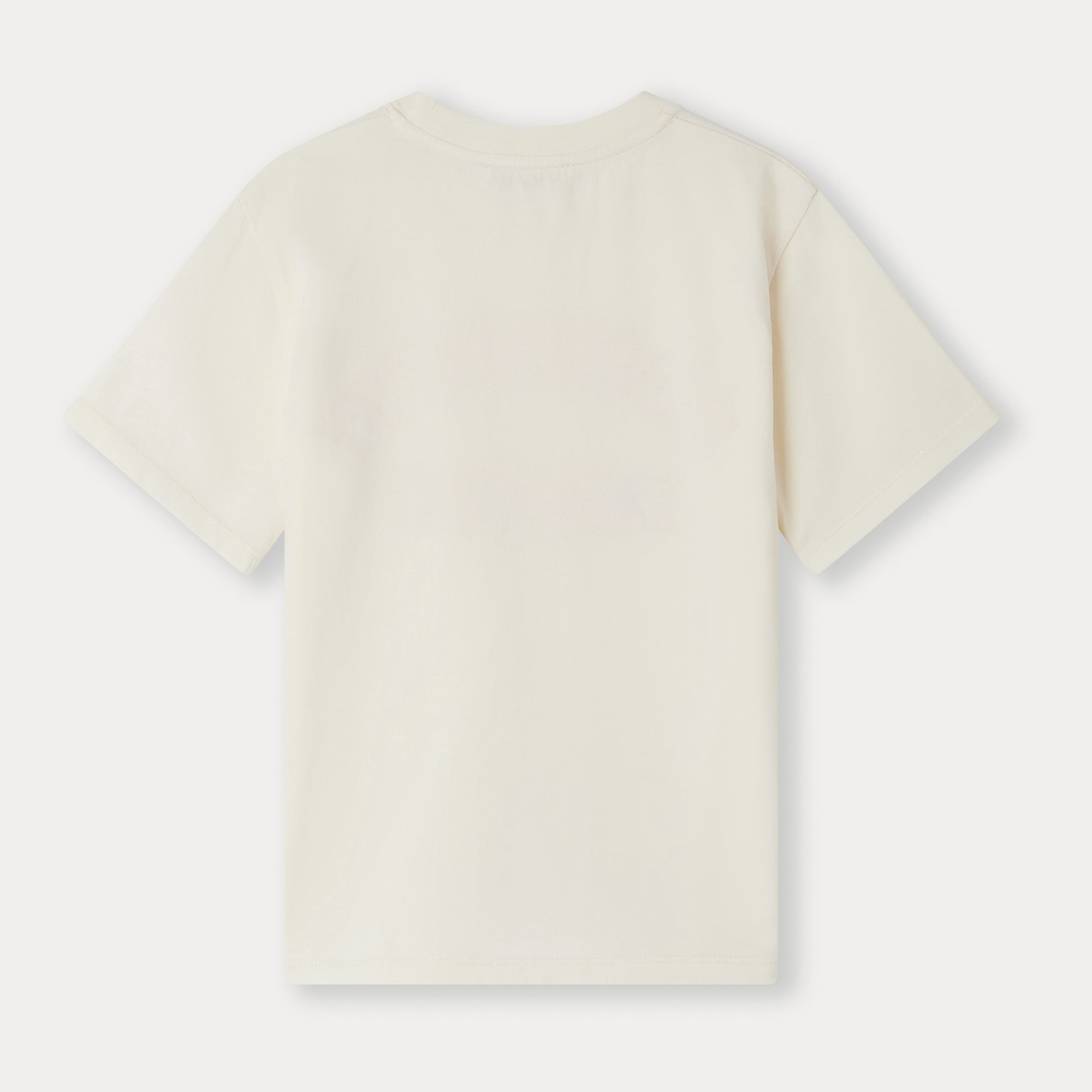 Girls White Embroidered Cotton T-Shirt