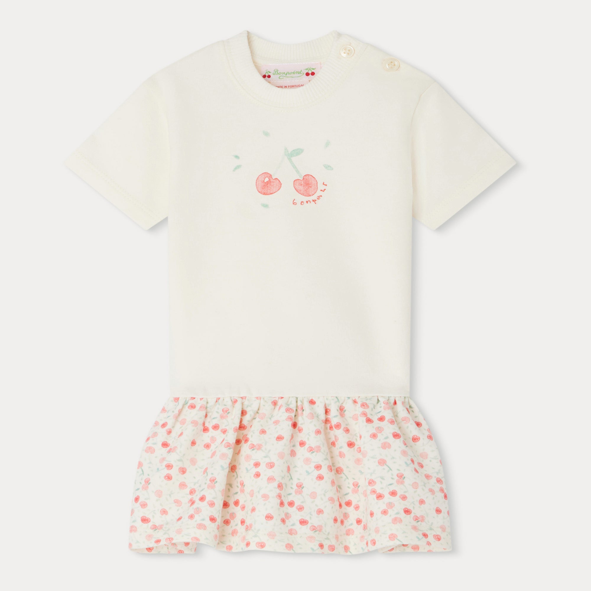 Baby Girls White Cotton Dress