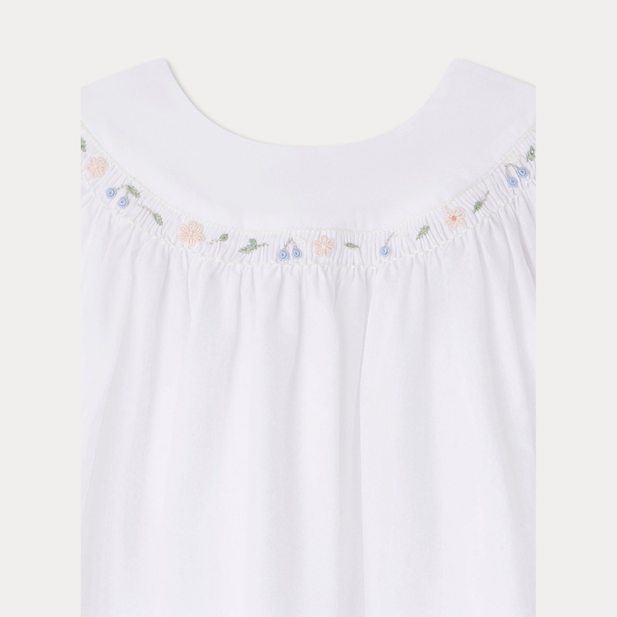 Baby Girls White Cotton Set