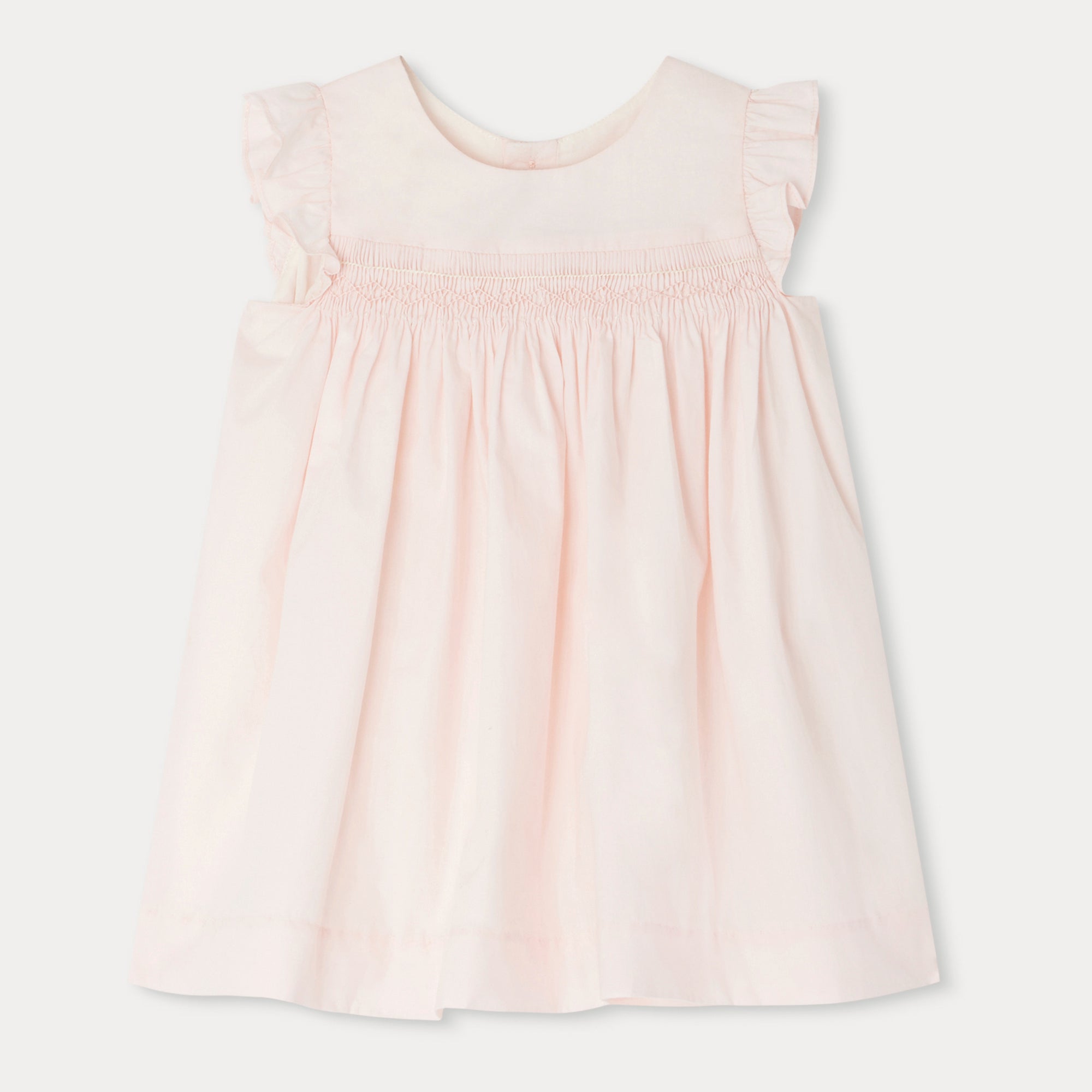 Baby Girls Light Pink Cotton Dress