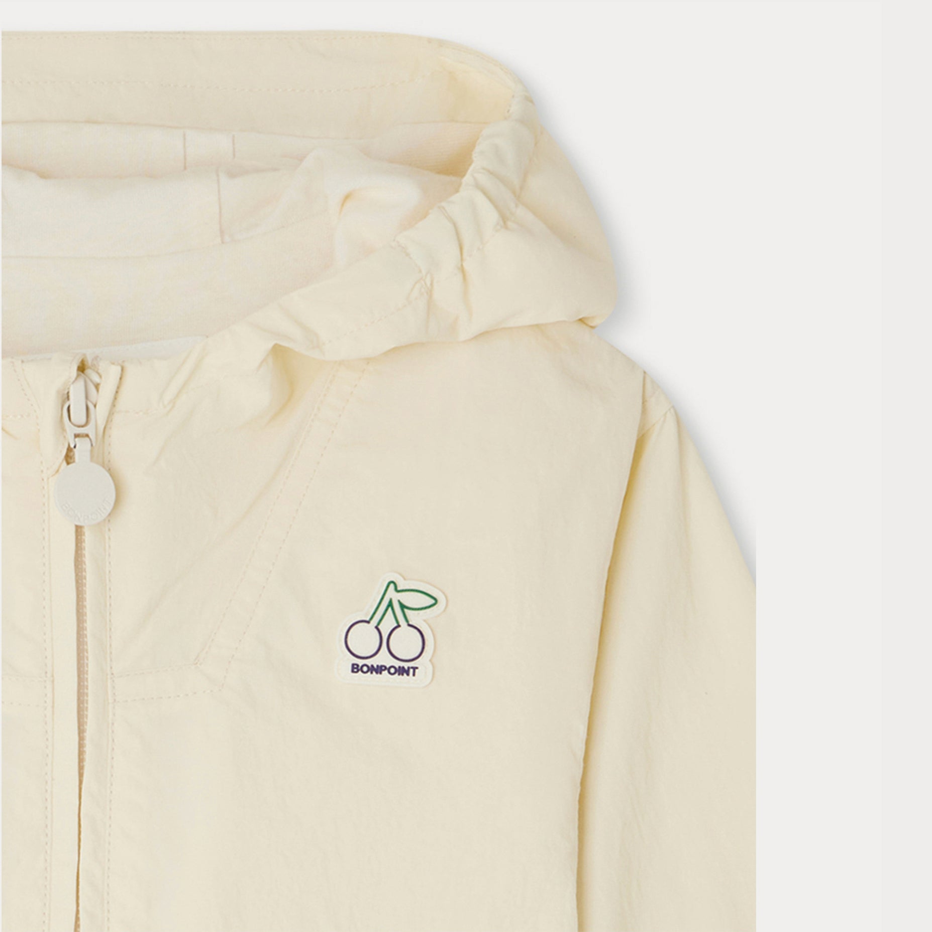 Baby Girls Pale Yellow Zip-Up Top