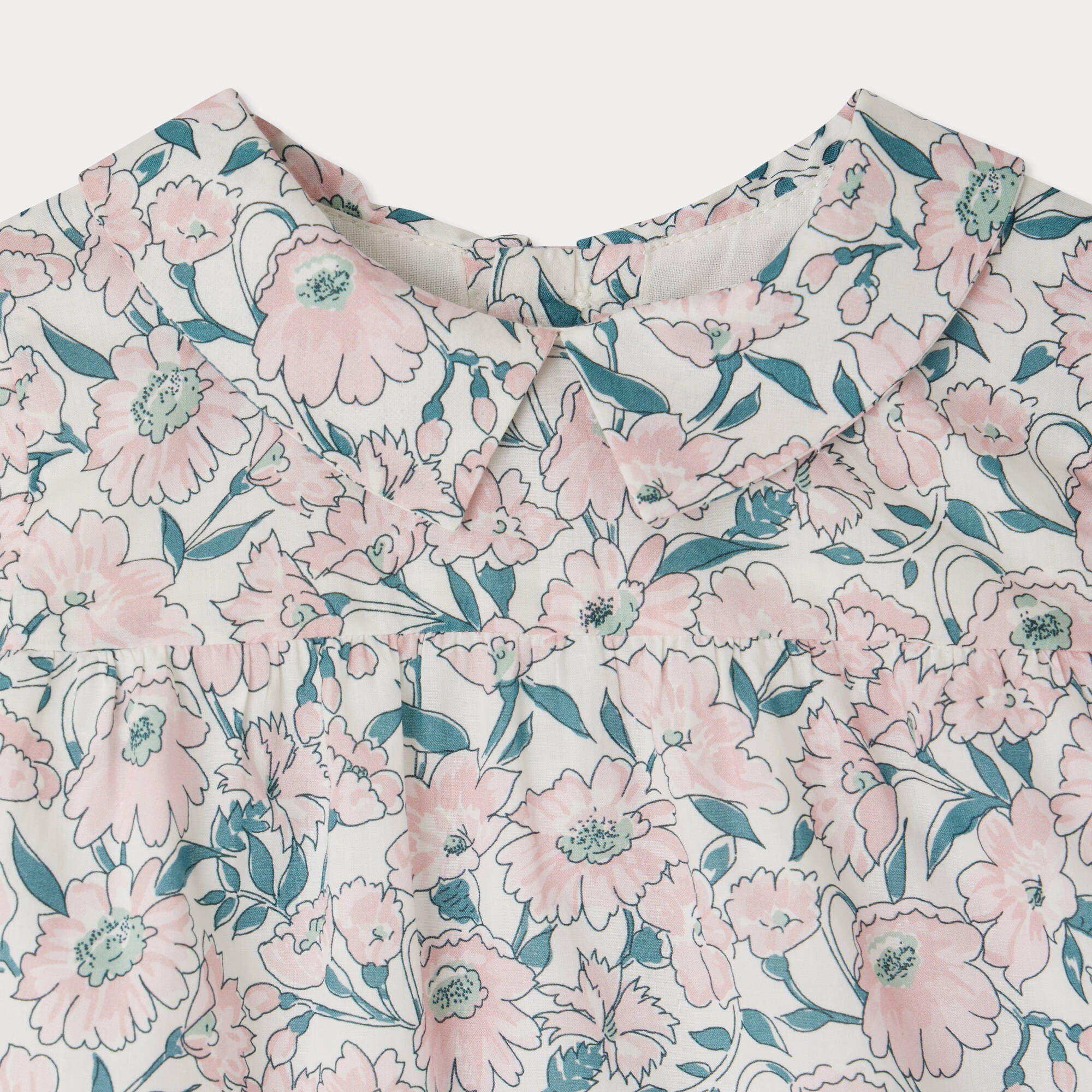 Baby Girls Pale Pink Cotton Dress