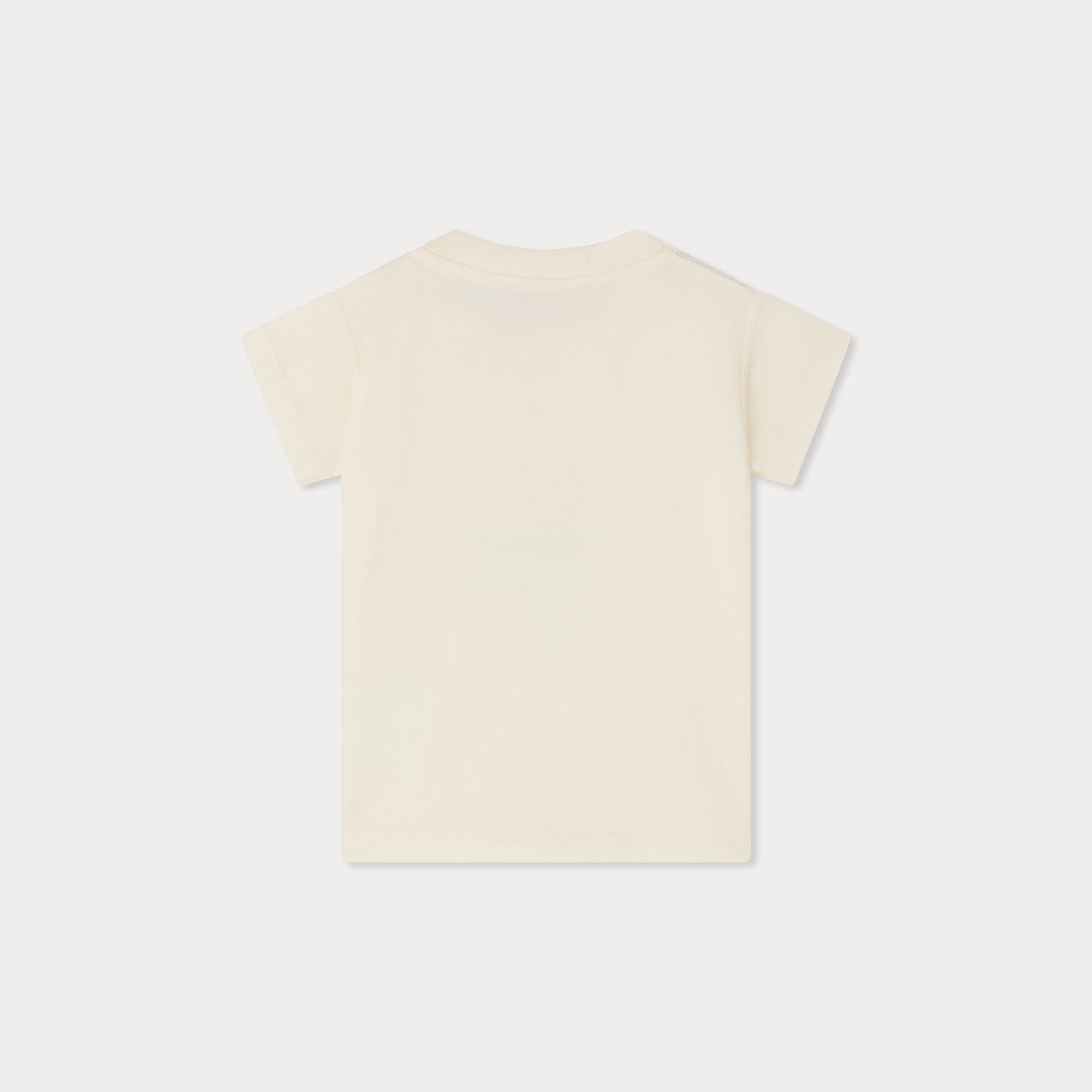 Baby Boys & Girls Ivory Cotton T-Shirt