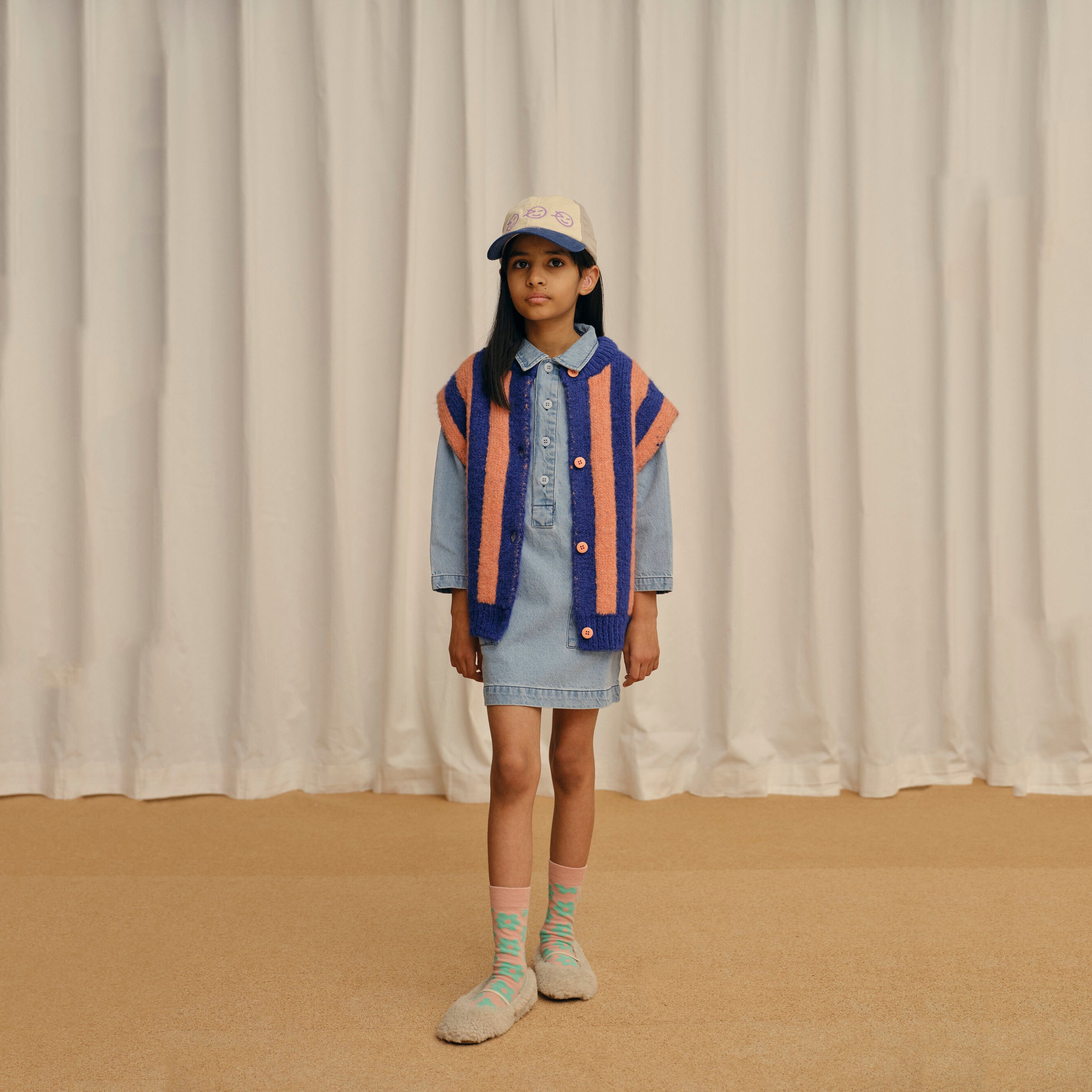 Girls Blue Denim Dress