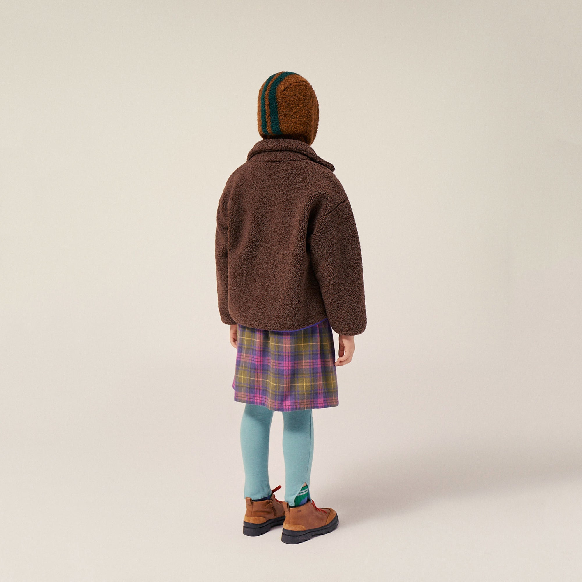Boys & Girls Brown Sherpa Jacket