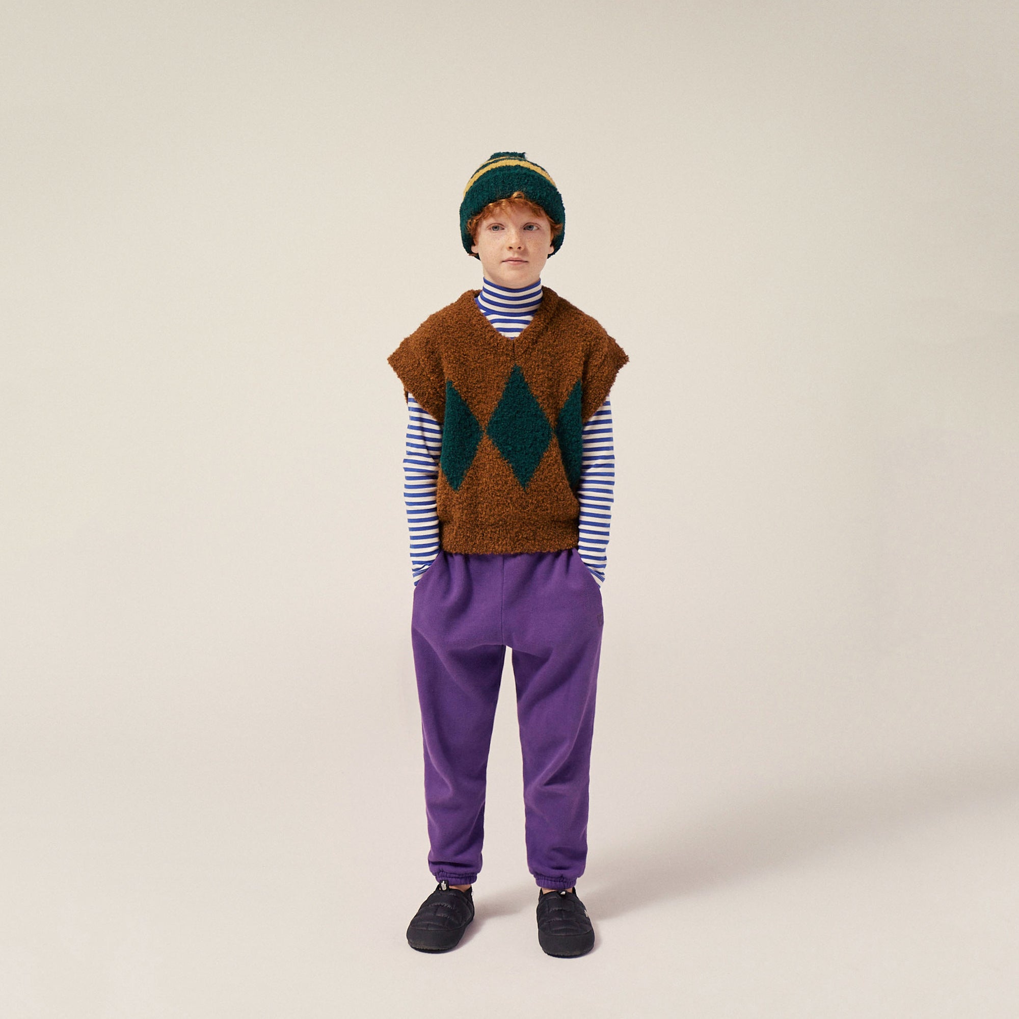 Boys & Girls Brown Vest