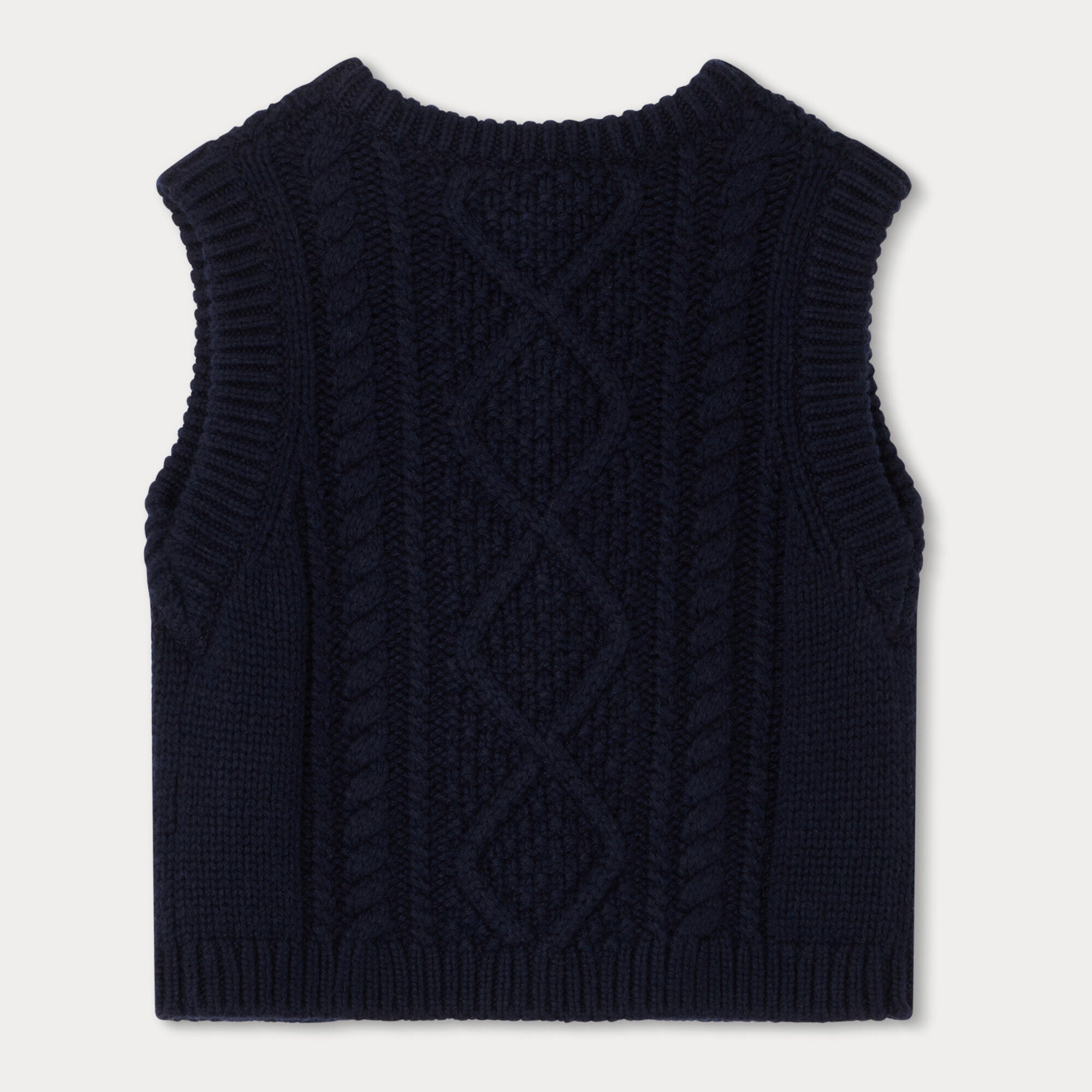 Girls Navy Vest