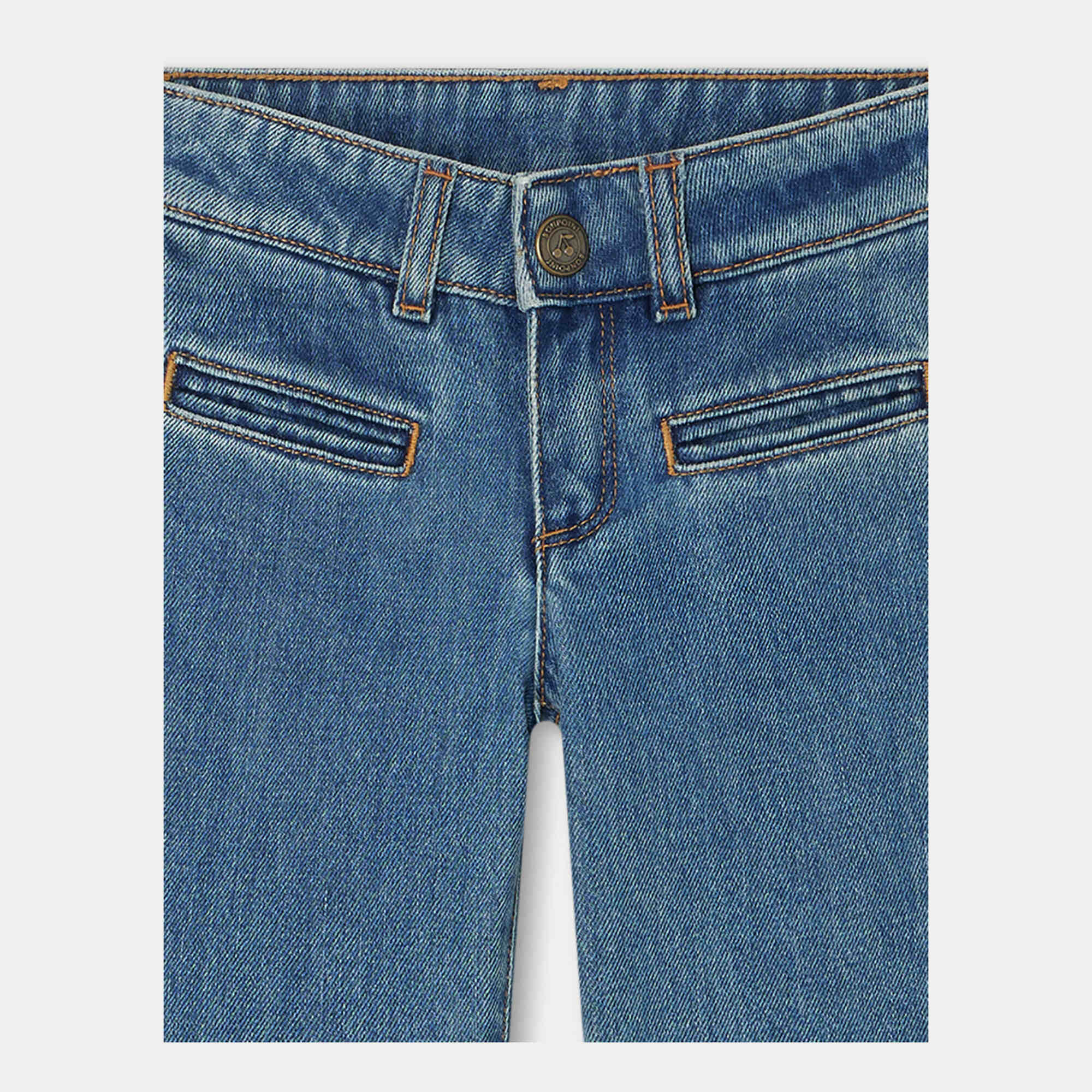 Girls Blue Denim Trousers