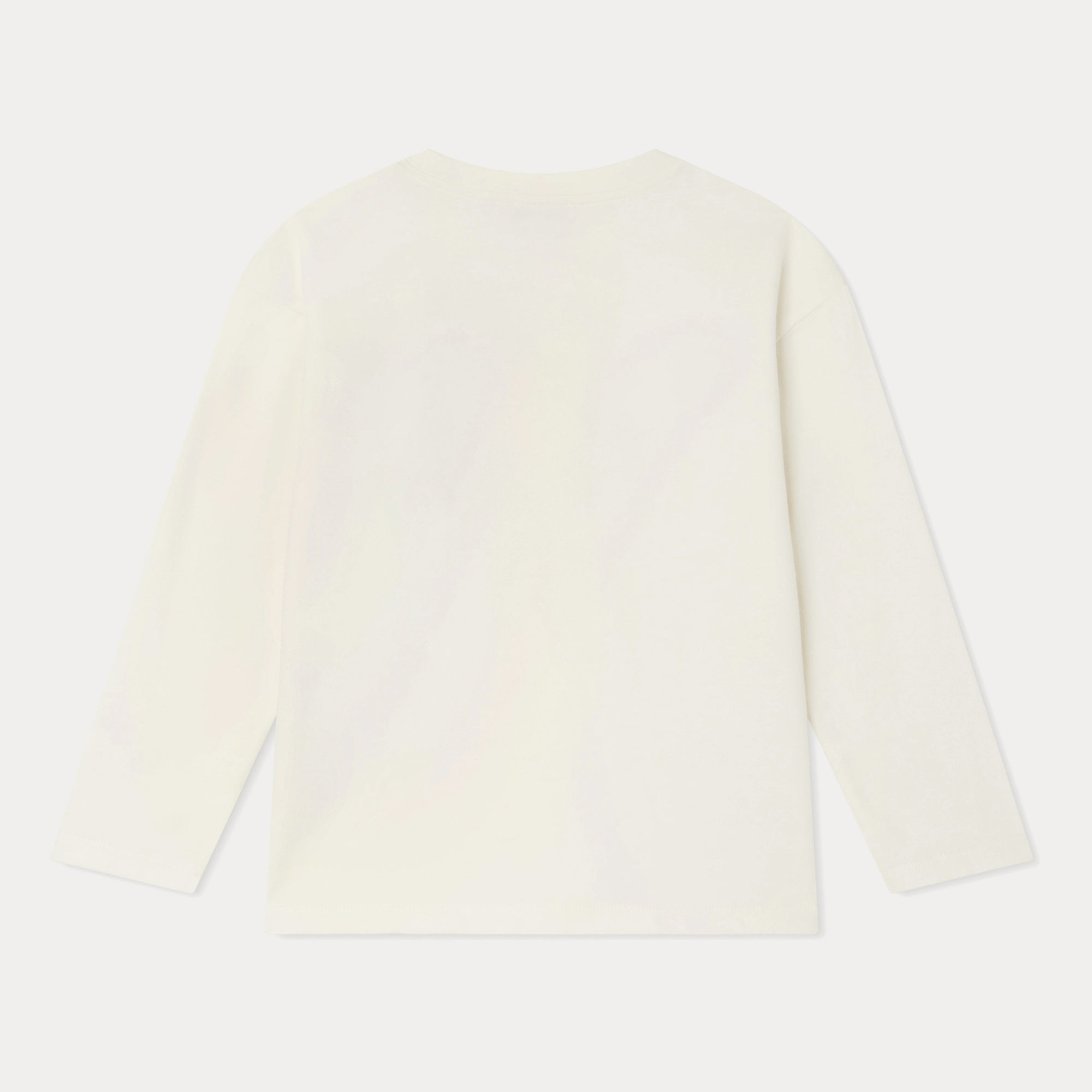 Girls White Logo Cotton T-Shirt