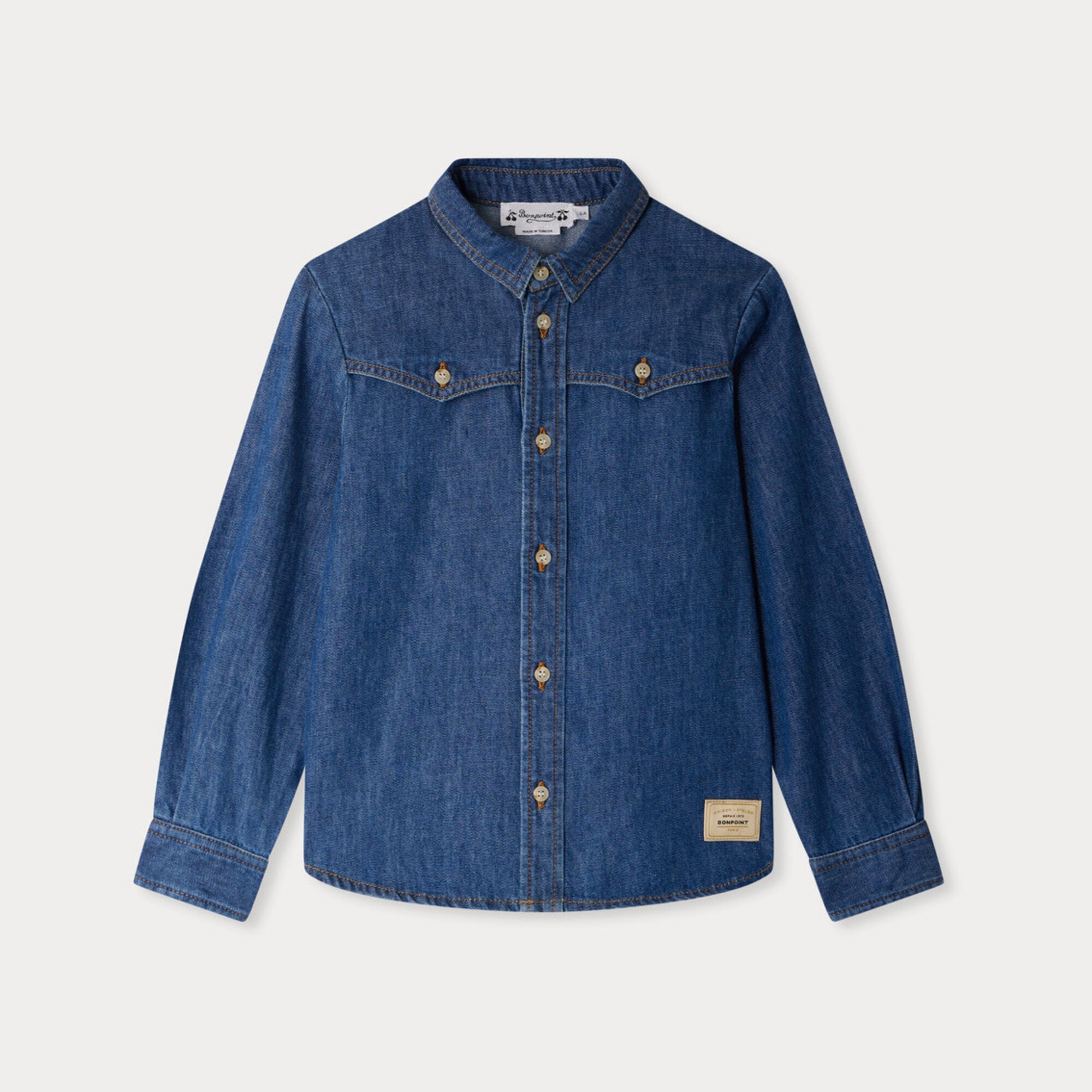 Boys Blue Denim Shirt