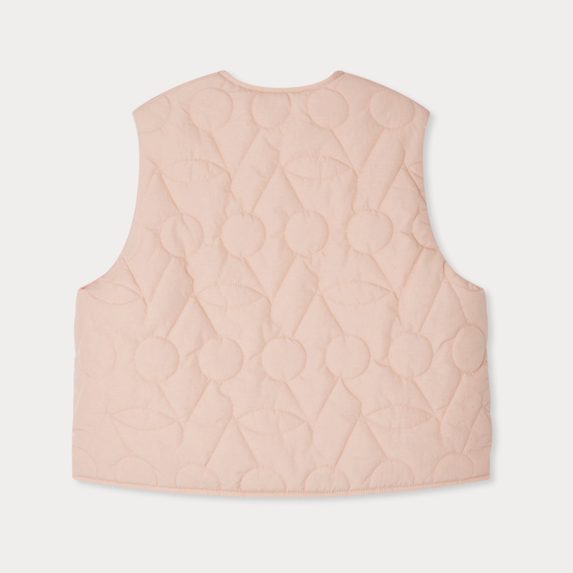 Girls Pink Padded Gilet