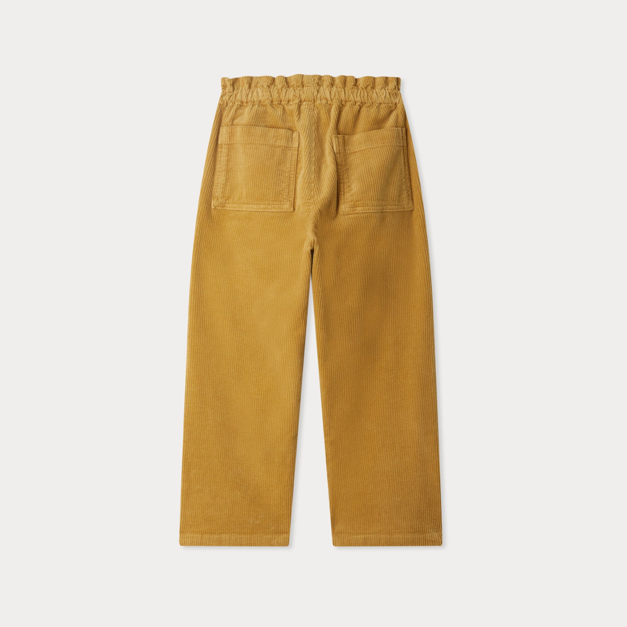 Girls Yellow Corduroy Trousers