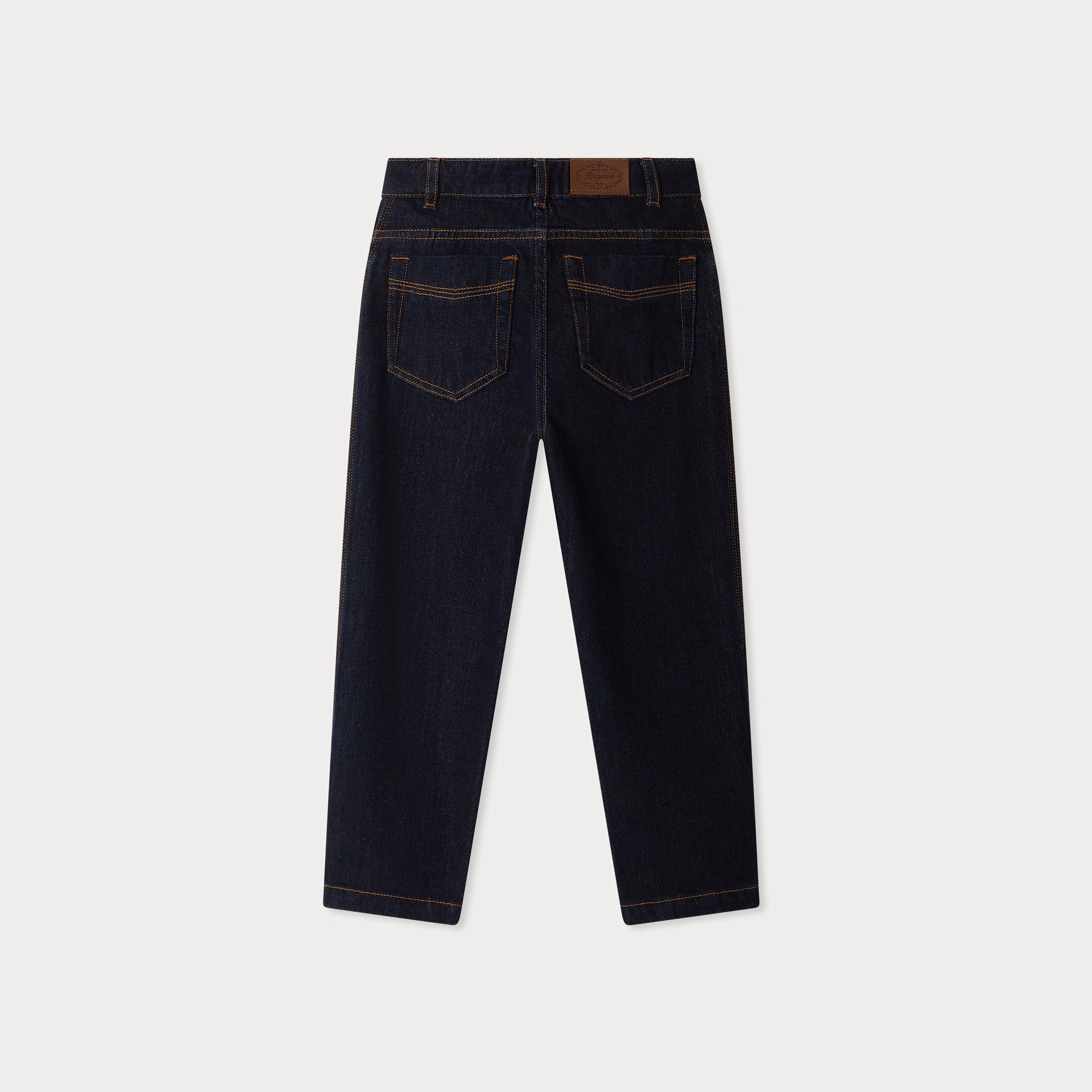 Boys Dark Blue Denim Trousers