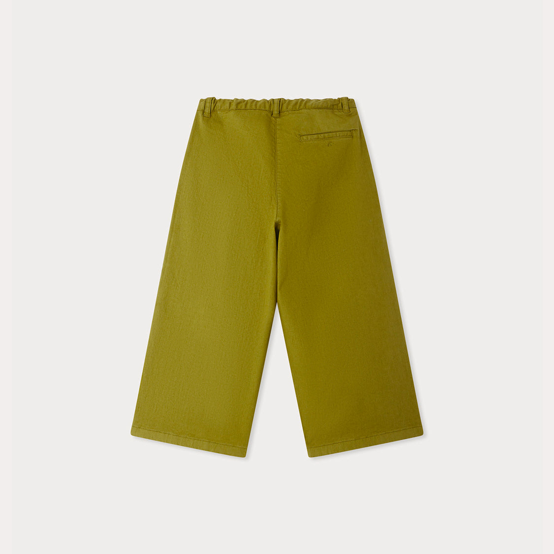 Girls Green Cotton Trousers