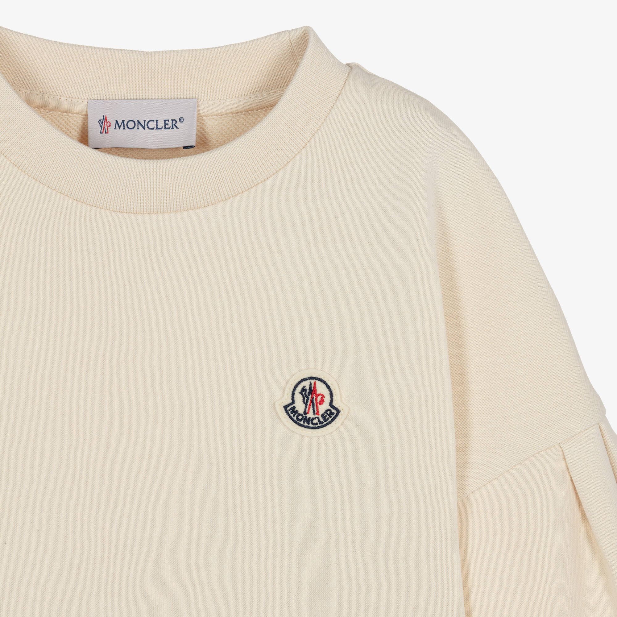 Girls Cream Cotton Dress