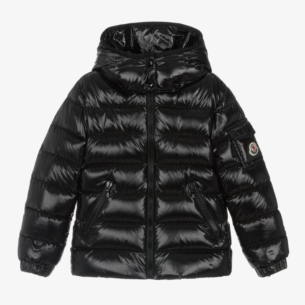 Girls Black "BADY" Padded Down Jacket