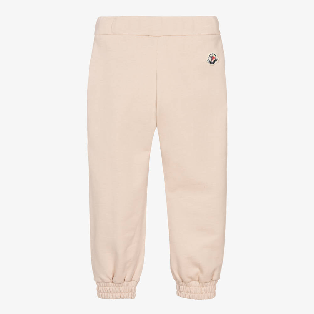 Girls Light Pink Cotton Trousers