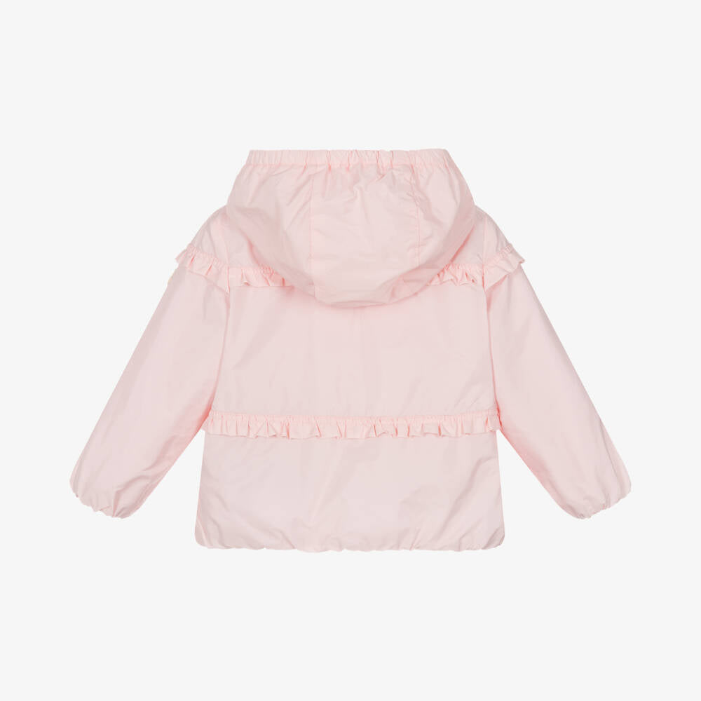 Baby Girls Pink Hooded Jacket