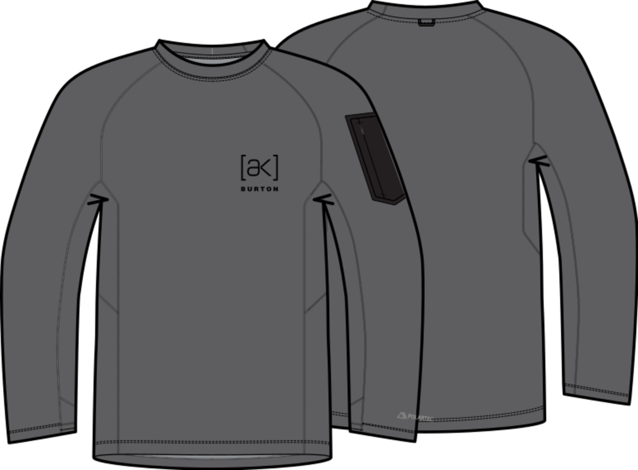 Men's [ak] Baker Power Wool™ Base Layer Crewneck