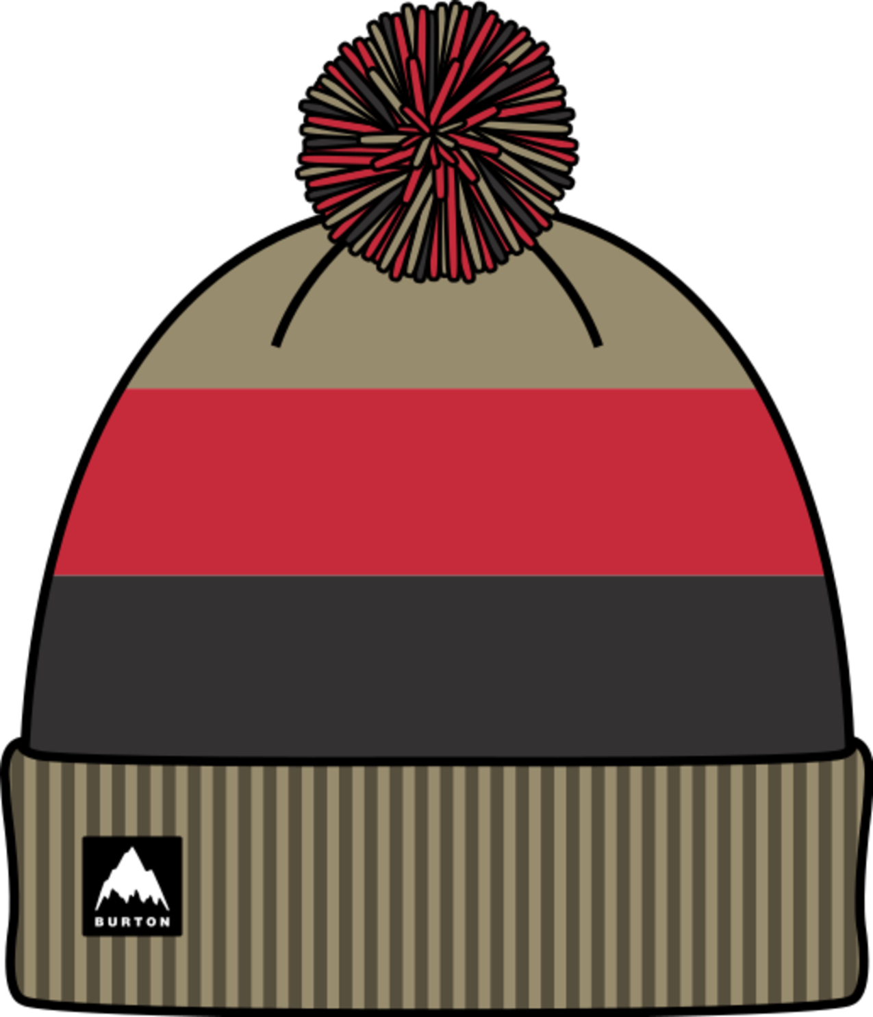 Kids' Pom Fleece Lined Beanie