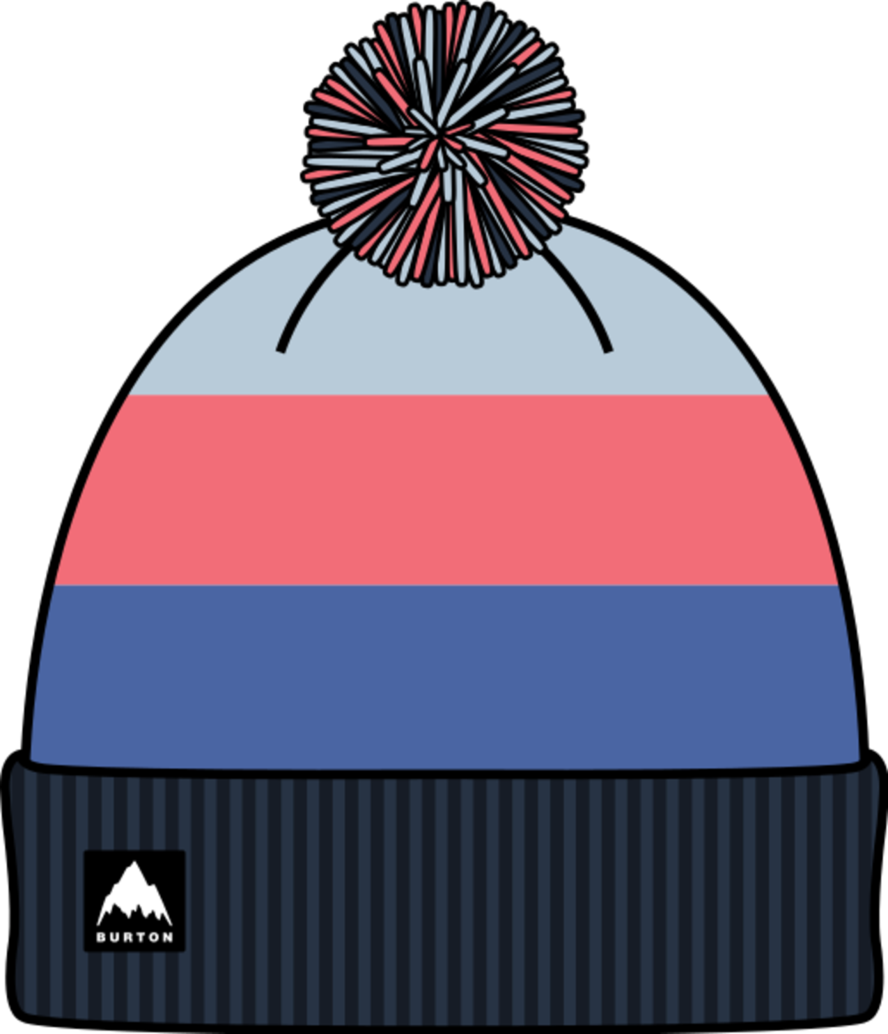 Kids' Pom Fleece Lined Beanie