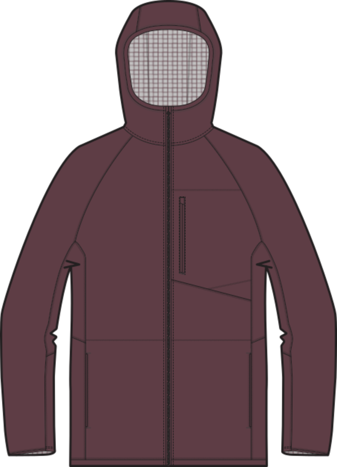 Men's Stockrun Warmest Hooded Full-Zip Fleece
