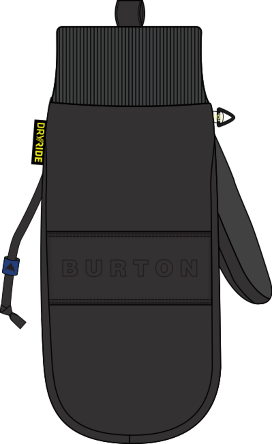 Treeline Leather Mittens