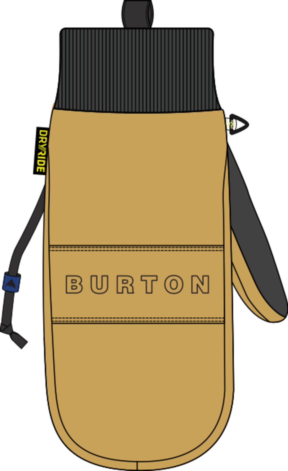Treeline Leather Mittens