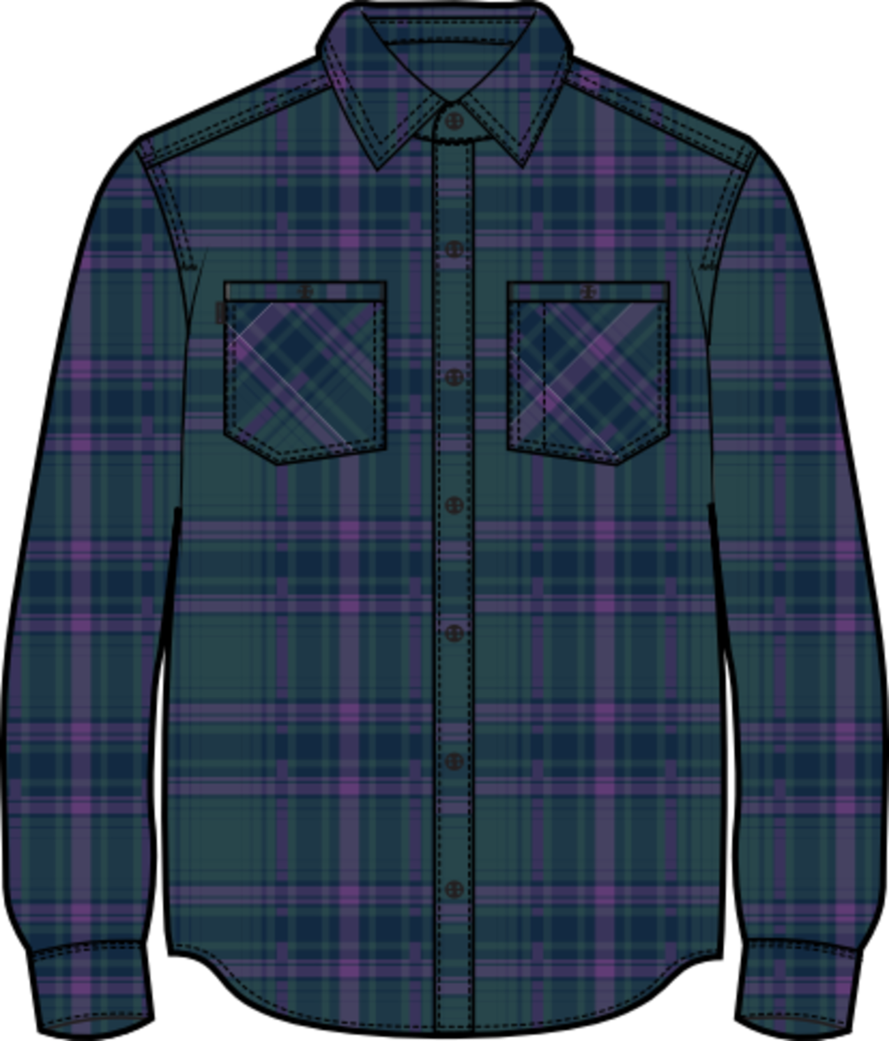 Men's Favorite Flannel Long Sleee