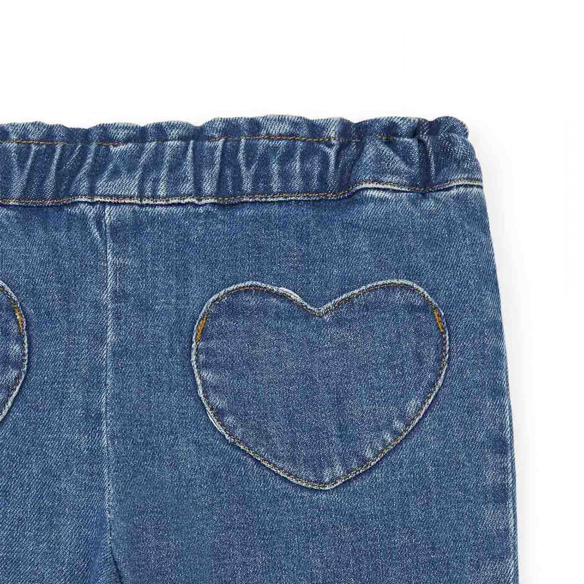 Girls Blue Denim Trousers