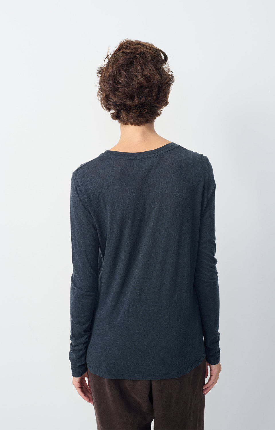 T-SHIRT DROIT ML COL U