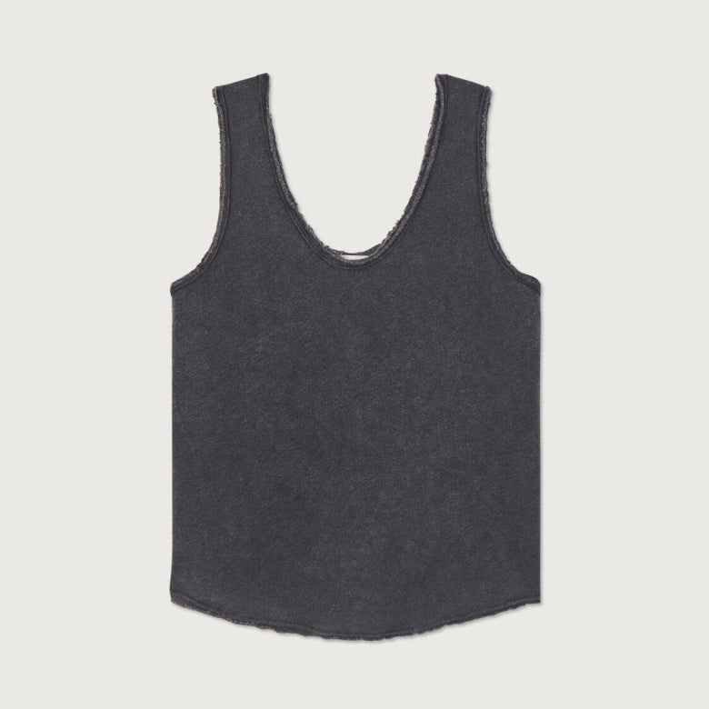 Women Black Cotton Vest