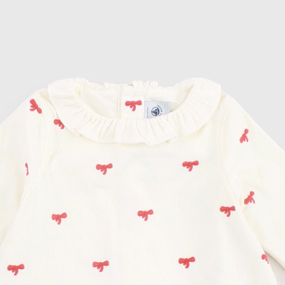 Baby Girls White Cotton Blouse