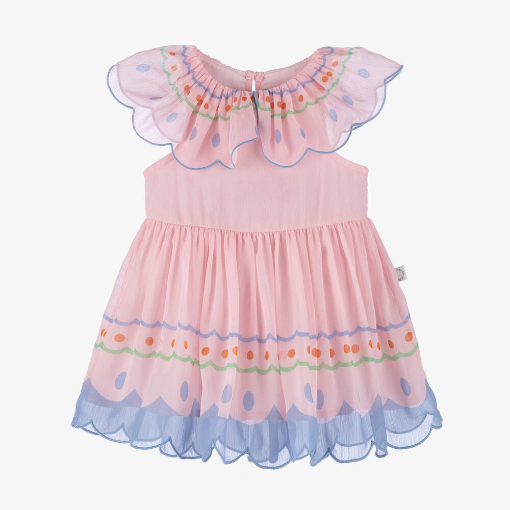 Baby Girls Rose Ruffled Dress